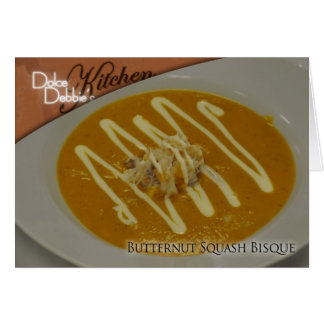 Receptkort - ButternutsquashBisque Hälsningskort