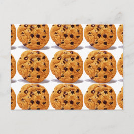 Receptkort Chocolate Chip peanut Butter Cookie Vykort