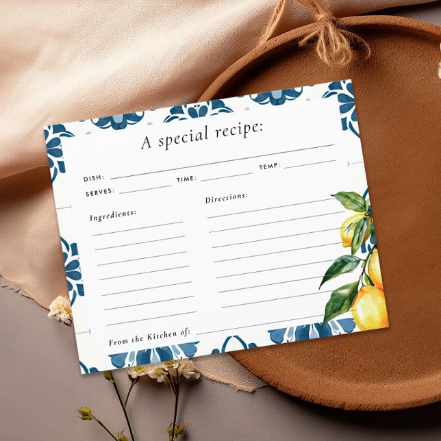 Receptkort för den italienska Möhippan Lemon Posit (Skapare uppladdad)