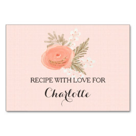 Receptkort för elfenbensreceptet för möhippa av bl bordsnummer