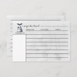 Receptkort för fladdermus tårta tilläggskort