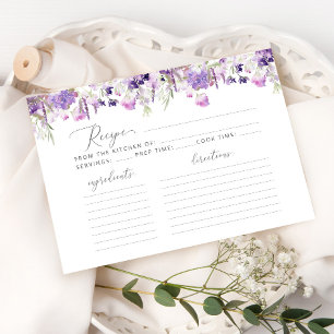 Receptkort för lila lilac-möhippa