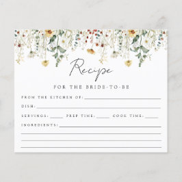 Receptkort för Möhippa av sommarblomma i Fält