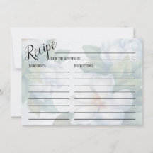 Receptkort för silver White Dogwood Blommar Bröllo