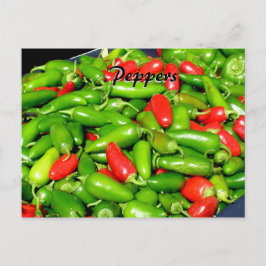 Receptkort - paprika vykort