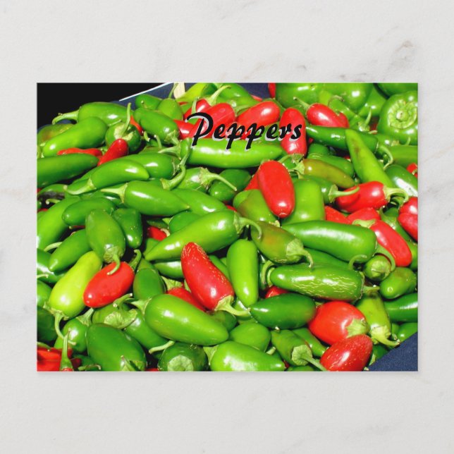 Receptkort - paprika vykort (Framsida)