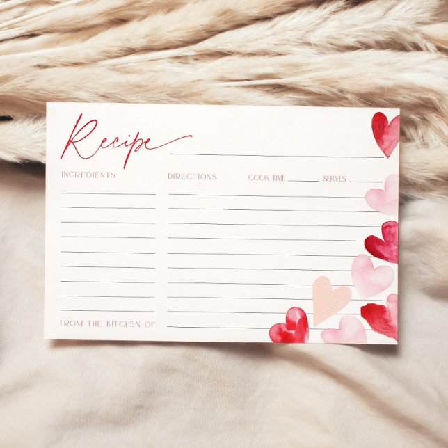 Receptkort Rosa Alla Hjärtans Dag Bröllopsfest  Inbjudningar (Skapare uppladdad)