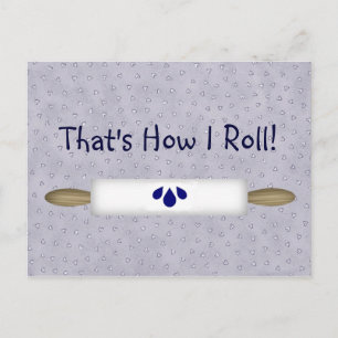 Receptkort 'That's How I Roll' Vykort