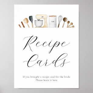 Receptkortsskylt Poster