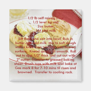Receptmagneter - grundläggande scones magnet