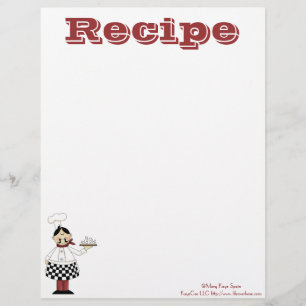 Receptpapper - kökschef - recept