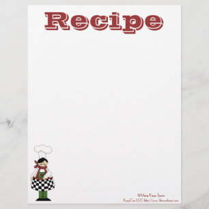 Receptpapper - Kökschef - Recept