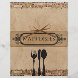 Receptseparator gjorda från grunden