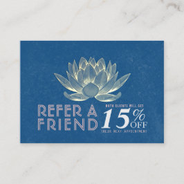 Recerral Lotus för handledare för YOGA Studio Medi Rabattkort