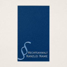 Rechtsanwalt Visitenkarten Visitkort