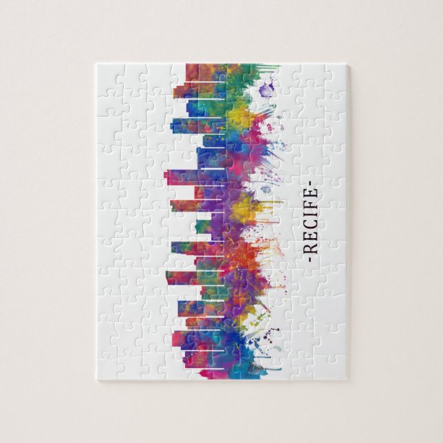 Recife Brasilien Skyline Pussel (Vertikal)