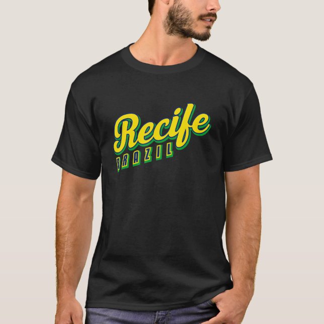 Recife Brasilien T Shirt (Framsida)