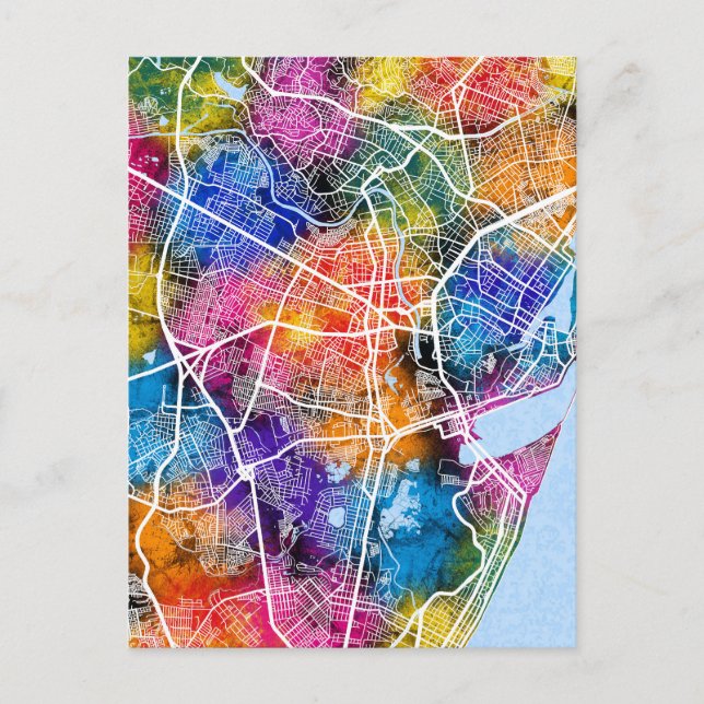 Recife Brazil City Karta Vykort (Framsida)