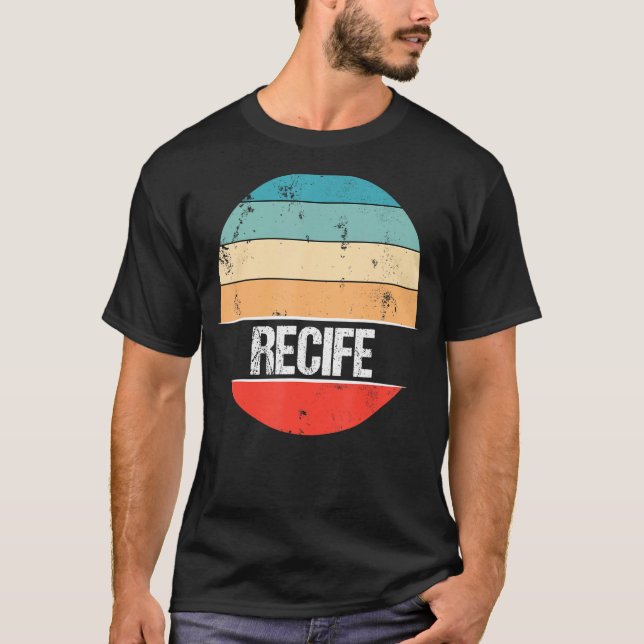 Recife Brazil City Resa T Shirt (Framsida)