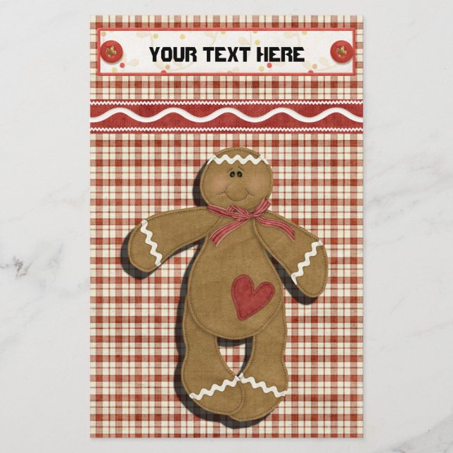 Recipe Binder-Divider, Helgdagar för bröd Brevpapper (Framsida)