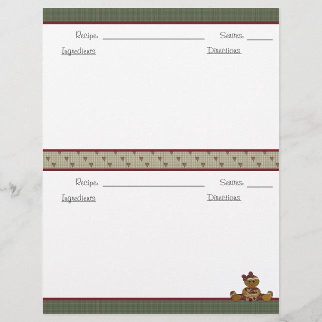 Recipe Bok Stationery II (Framsida)