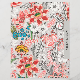 Recipe Divider Appetizer Blommigt av Elegant