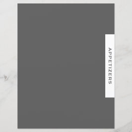 Recipe Divider | Appetizers | Enkel Grått och vit