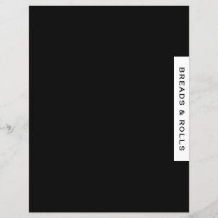 Recipe Divider   Bläder och rullar   Svartvitt