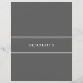 Recipe Divider | Desserter | GRÅTT