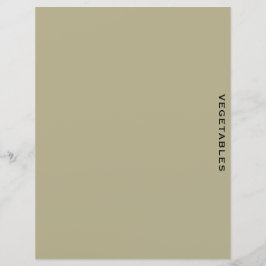 Recipe Divider | Försäljning och svart | Grönsaker