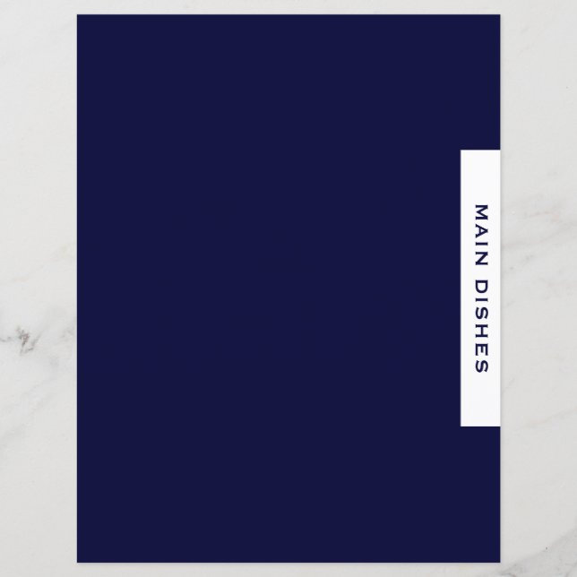 Recipe Divider | Huvudmåltider | Enkel marin och v (Framsida)