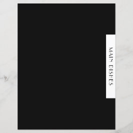 Recipe Divider | Huvudmåltider | Svartvitt