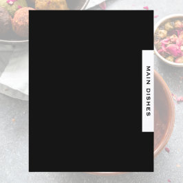 Recipe Divider | Huvudmåltider | Svartvitt