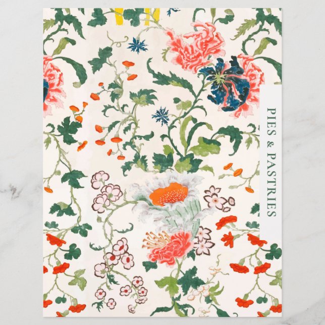 Recipe Divider | Paj och pastorer | Blommigt av Sn (Framsida)