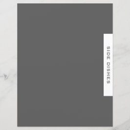 Recipe Divider | Siddagar | Enkel Grått och vit