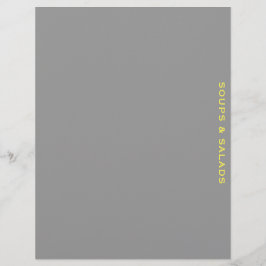 Recipe Divider | Soppa och säljare | GRÅTT & GULT