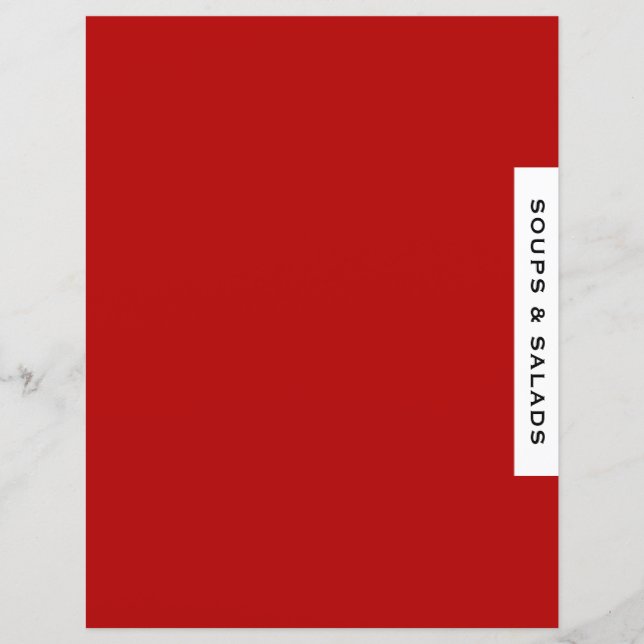 Recipe Divider | Soppa och säljare | Red Black Whi (Framsida)