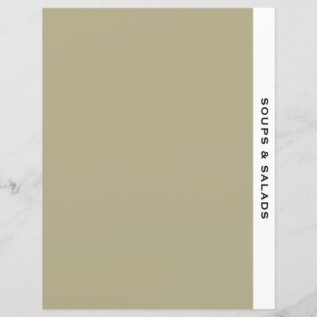 Recipe Divider | Soppa och säljare | Sage Black Wh (Framsida)