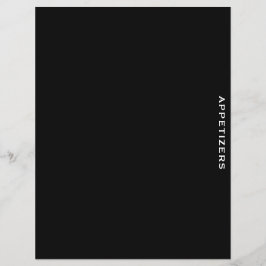 Recipe Divider | Svartvitt | Appetizers