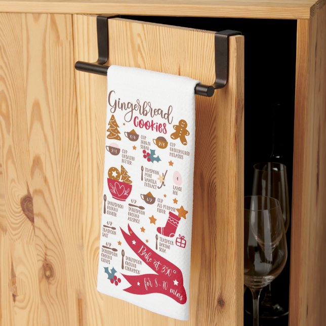 Recipe för kakor kökshandduk (Thirds Fold)