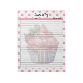 Recipe för rekreativa jordgubbstrafik anteckningsblock