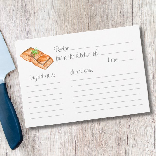 Recipe för vattenfärg Grilled Salmon Recipe (Skapare uppladdad)