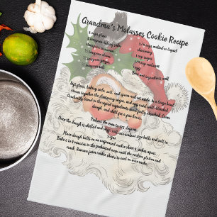 Recipe keepé Vintage Jultomten Kit Kökshandduk