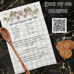 Recipe Keepsaky Julkookies Blommigt Kökshandduk