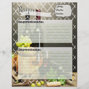 Recipe-kort för vinodling, Dubbla