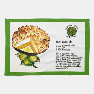 Recipe nyckel Lime Paj Kökshandduk