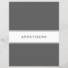 Recipe Subjekt Divider | Appetizers | Grått & vit