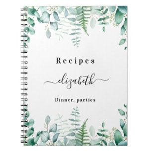 Recipes eucalyptus grönmoja woodland namn anteckningsbok