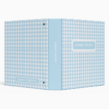 Recipes | Gingham Pattern Light blue and White