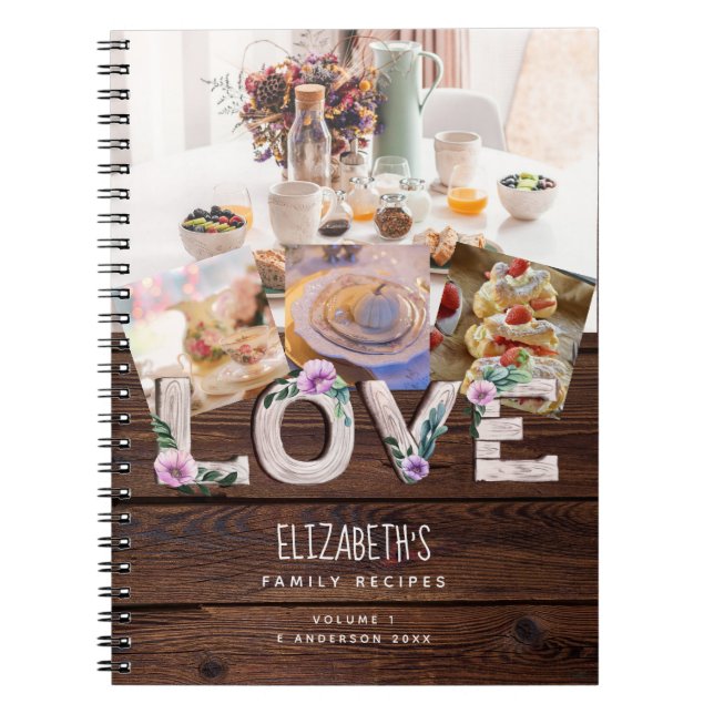 RECIPES - Möhippa Newlyweds Photo Family Anteckningsbok (Framsidan)